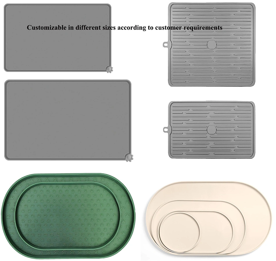 Silicone Pet Meal Mat for Dogs and Cats Is Non Slip and Waterproof